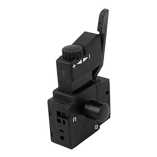 Aexit FA2-6/1BEK AC Industrial Switches 250V 6A Lock on Power Tool Hand Drill Speed Control Pushbutton Switches Trigger Switch