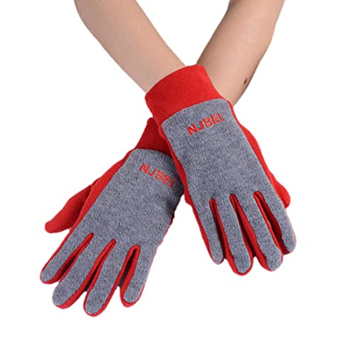 Gants de cyclisme et conduite en molleton épais pour le sport extérieur
