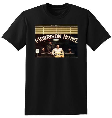 T-shirt The Doors Morrison Hotel en tissu doux anti-déformation noir