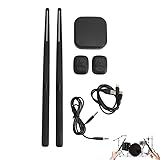 [BATERÍA DE AIRE INTELIGENTE PARA TODAS LAS EDADES]: Fabricada con material ABS, esta batería portátil es ideal para principiantes y adultos. Su diseño inteligente permite transportarla fácilmente y tocarla dondequiera que vayas.