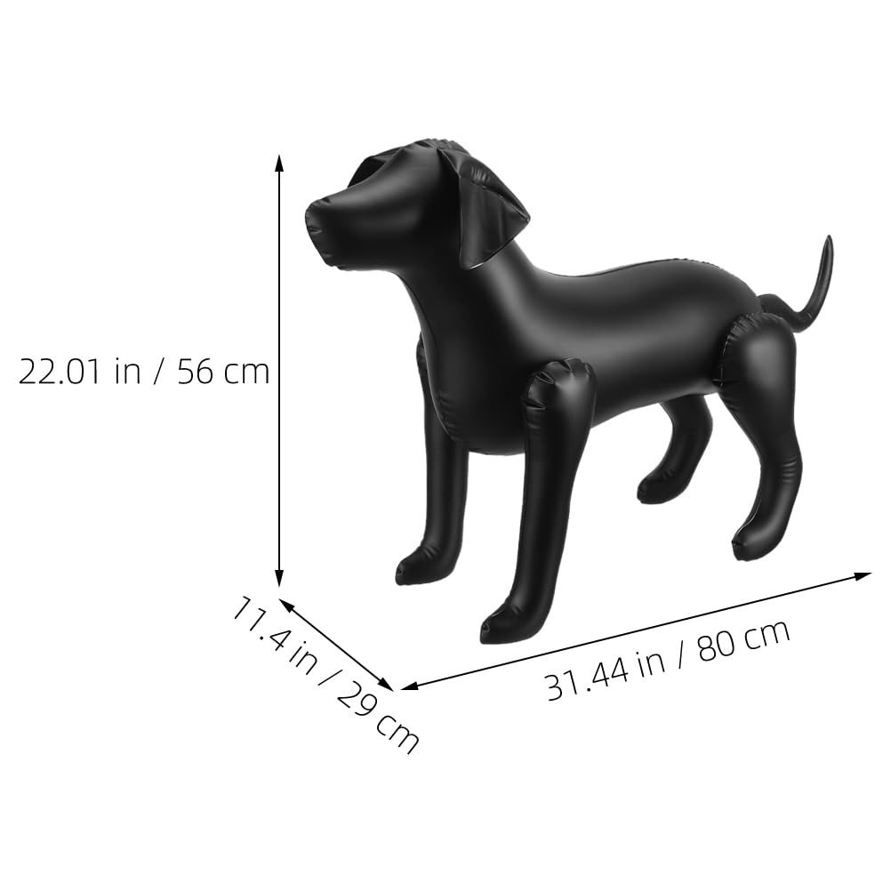 DRESSOOS 2pcs Pet Clothing Model Dog Clothes Shop Display Mannequin Standing Models Pet Dog Mannequin Display Props PVC Inflatable