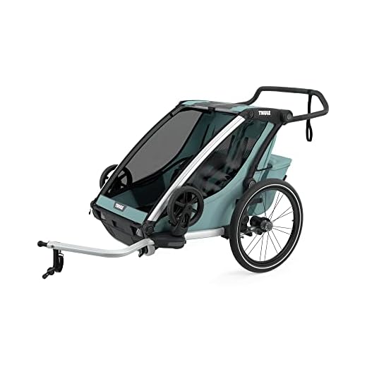 Thule, Chariot Cross 2, trailer/barnvagn, Alaska, Uni, Unisex-vuxen, 1 st (paket med 1), 10202024