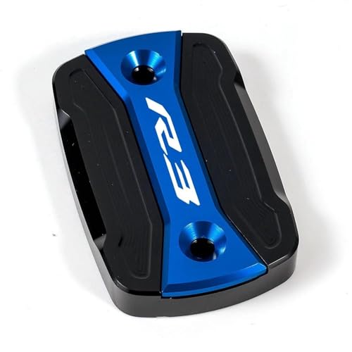 Tapa de aluminio anodizado azul para depósito de frenos de moto YZF R3