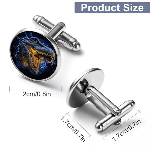 Mancuernillas redondas CASOWAT para hombre miniatura 3