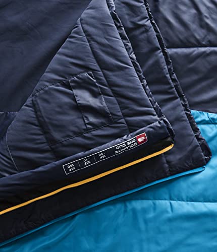 The North Face Dolomite One Double Camping Sleeping Bag, Hyper Blue/Radiant Yellow, Regular #TOP3