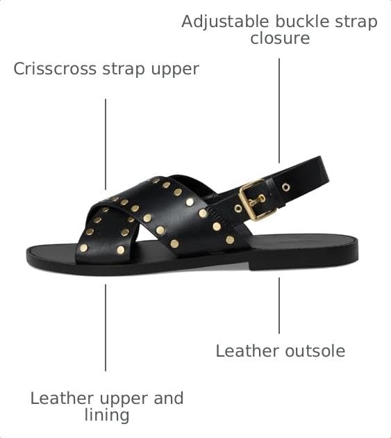 Image of Madewell The Tuley Crossover Sandal in Suede
