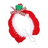 ibasenice Collar para Gato De Florecito y Campanita Collar para Gatos para Decoración Navideña para Mascotas