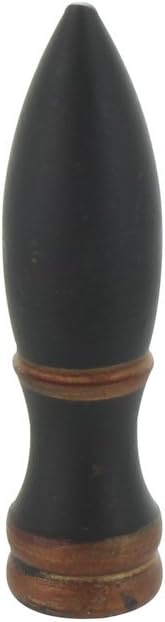 Upgradelights Oil Rubbed Bronze Finial with Brown Accent