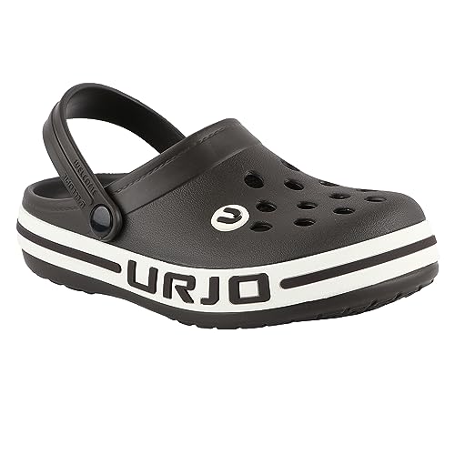 Image of URJO Streak Kid's Clogs /Sandals with Adjustable Back Strap Ultra Soft & Flexibility Anti Skid Comfortable Waterproof Daily Mules Clogs /Sandals Boy's & Girl's