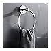 NENYAO Handtuchring Küche Badezimmer Handtuchhalter Ring, Badezimmer Handtuchhalter, Wandmontage Badetuchring, verchromtes Handtuchring Badezimmerzubehör (Color : Chrome)