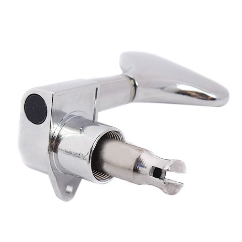 image for Kmise 4pcs 4r Sealed Bass Tuning Pegs Tuners Machine Heads Black (A005