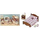 Conectables y coleccionables SYLVANIAN FAMILIES 5341 Set De Cocina + 5019 Set Cama Doble