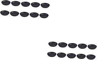 YARNOW 30 Pcs Plastic Tray Clear Tray Black Trays Square Planters Indoor Planters Flower Pot Tray Plant Saucer Drip Tray Potted Plant Trays Plant Pots Tray Flower Pot Plate Potted Plant