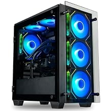 Stratos Micro RTX 5090, Intel 24 Core i9-14900KF, 96GB DDR5 RAM, 4TB NVMe SSD, Gaming Desktop PC w/Windows 11 Pro, RGB Keyboard+Mouse, Internal Wi-Fi 6E, 3X DP, HDMI & RJ-45