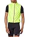 Amazon Essentials Cycling Wind Vest Gilet en Denim, Jaune Alerte, L