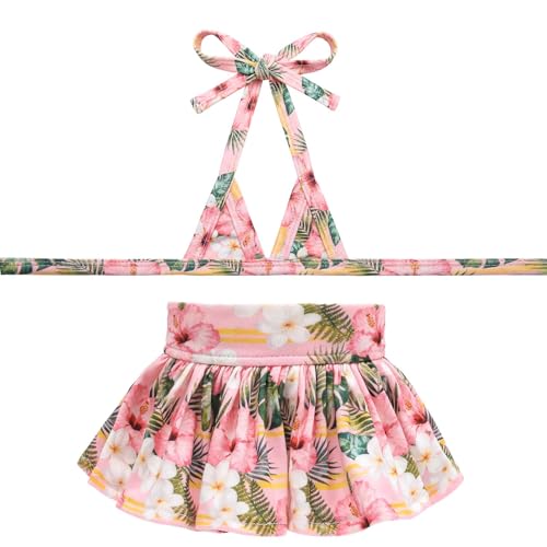 Image of CuteBone Dog Bikini Dress, Stylish Swimsuit Costume for Small Dogs, Comfortable & Adjustable Puppy Bathing Suit, Soft Outfit Pet Apparel for Beach, Pool and Summer Fun DB45L