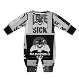 [ロニコン] ロンパース ベビー服 バッグス・バニー ベビーロンパース 赤ちゃん服 パジャマ 新生児服 カバーオール 長袖 子供服 男の子 女の子 9-12M