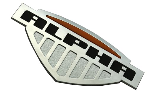 Repuesto de emblema H3 Alpha 3D cromado original con pieza 10362315 2