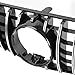 Front Bumper GLC 63 GT Style Grille For 2016 2017 2018 2019 Mercedes-Benz GLC-Class GLC 250 300 350e 43 AMG Suv Coupe Front Center Grill With Chrome Trim
