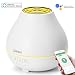 Oittm Smart Aroma Essential Oil Diffuser Wifi Humidifier, Works with Alexa, Google Assistant and Phones App, 200ml Ultrasonic Adjustable Mist Waterless Auto Shut-off 7 Color LED Lights & Timing