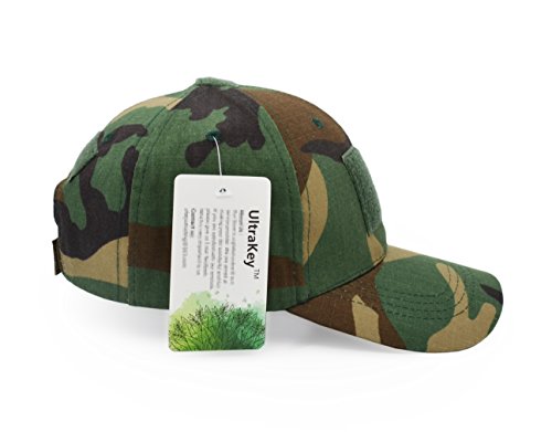 Image of UltraKey Military Tactical Operator Cap, Outdoor Army Hat Hunting Camouflage Baseball Cap