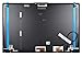 Replacement LCD Back Cover Top Lid with Hinges for Lenovo ideapad 5-15IIL05 5-15ARE05 5-15ITL05 Series Laptop, New ideapad 5-15IIL05 5-15ARE05 5-15ITL05 Back Cover P/N: 5CB0X56073 AM1K7000310, Gray