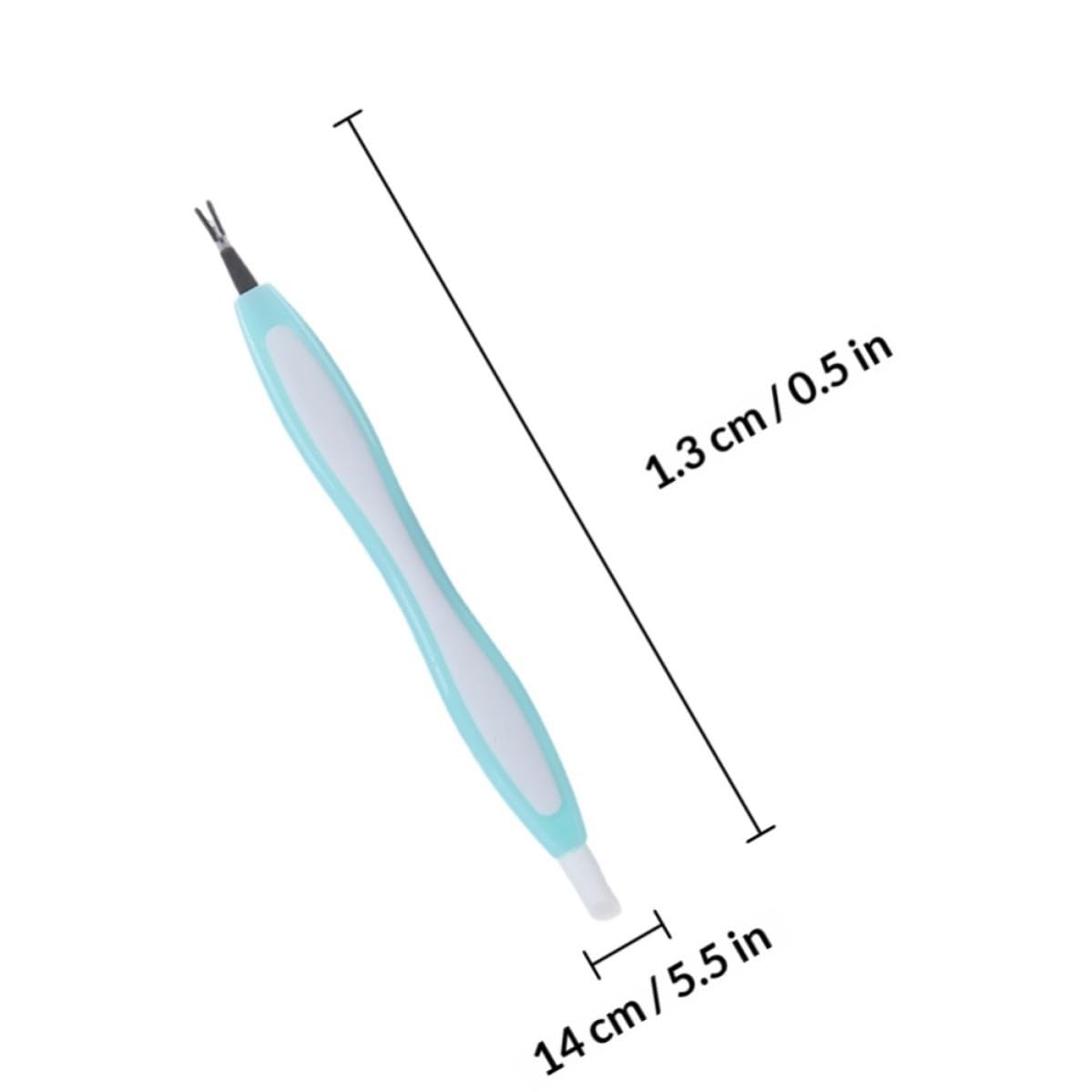 3pcs Stainless Steel Cuticle Fork Nail Art Manicure Tool
