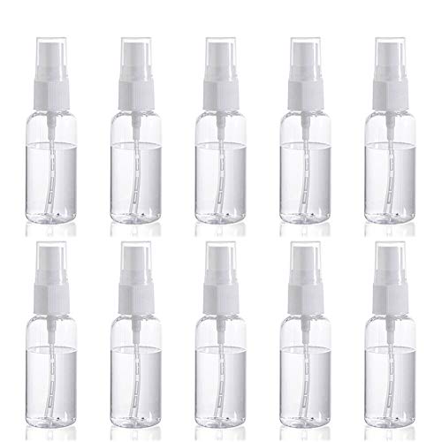 Sbyda 10 Packs Spray Bottles 20ml-100ml, Empty Portable Refillable Makeup Clear Sprayer Bottle for Perfume, Essential Oils, Liquids, Aromatherapy (30ML)