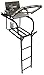 X-Stand Treestands The Duke 20' Single-Person Ladderstand Hunting Tree Stand, Black