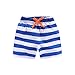 Mud Kingdom Toddler Boys Jersey Short Clothes Sets Beach Outfits Holiday 4T Navy Blue