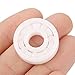 8 Pezzi Cuscinetti a sfere Ceramica in Miniatura 608 Bianco, Cuscinetti a Sfera in Ceramica ZRO2 8x22x7mm per Attrezzature Meccaniche, Apparecchi Elettrici, Giocattoli, Motori, Porte, Finestre