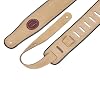 Levy's Leathers Signature Suede Series 2.5 Suede Leather Guitar Strap, Tan (MSS3-TAN)