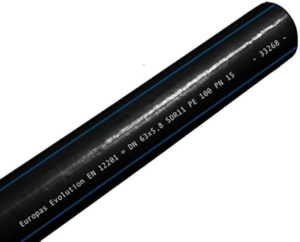 qpool24 Tuyau d'eau potable PE 100 PN16 25m