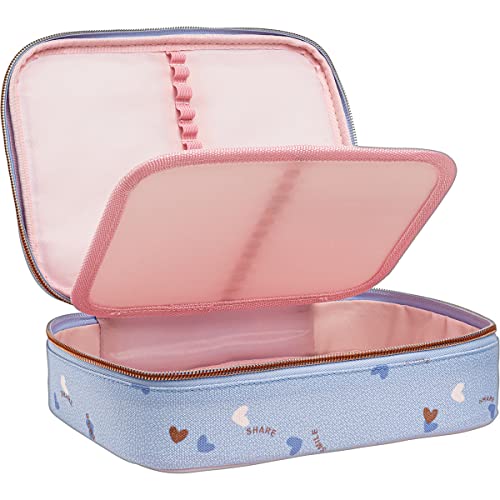 Tilibra - Estojo Box Académie Coração Metalizado