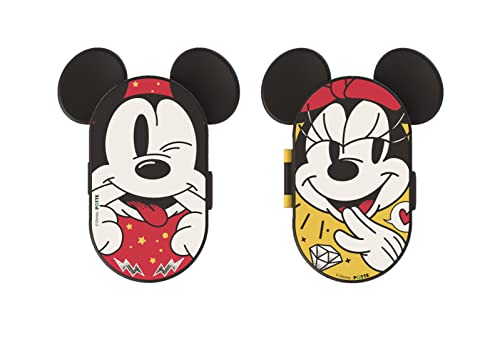 Kit Disney Bolsa Térmica Potinho Garrafa Infantil Lancheira (Minnie)