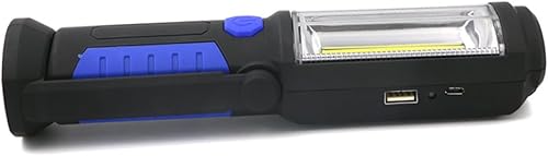 Uonlytech Mini linterna mini LED luz de la antorcha de pesca lámpara de emergencia multifunción luz de emergencia azul linterna