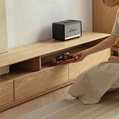 Nizame Retro Tv Stand With Storage Cabinet For Tvs Up To 55 Inch, Tv Console For Media With 3 Drawers, Open Storage For Living Room, 59 * 13.7 * 13.7 Inches #TOP4