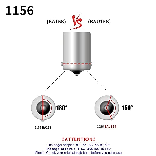 image for YM E-Bright 1156 BA15S Led Bulb,1073 7506 1141 LED Light For RV Camper