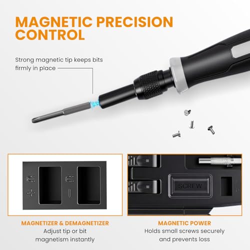 Image of Dyazo 152-in-1 Precision Screwdriver Tool Kit | Magnetic Multi-Bit Set with Torx, Triwing & Hex Bits | Professional Repair Kit with Case for Laptop, Mobile, PC, PS5, Xbox, Switch, Watch & Electronics