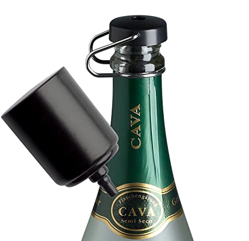 Champagne Fresh Sektverschluss mit Druckpumpe | Hält Sekt...