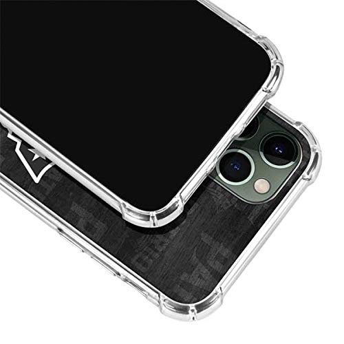 Skinit Clear Phone Case Compatible with iPhone 12 Pro Max - Officially Licensed NFL New England Patriots Black & White Design