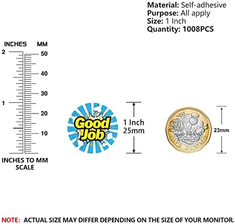 Reward Stickers,1008 Stickers for Kids in 56 Designs. 1 Inch School Stickers on Sheets. Potty Training Stickers, Motivational Stickers