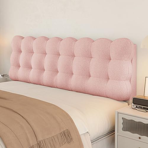 Fundas para cabecero de cama de matrimonio, cojines de lectura acolchados de 10 cm de grosor, para cama doble, paneles de pared anticolisión, ideal para leer y reposar en cama (200 x 60 x 10 cm)