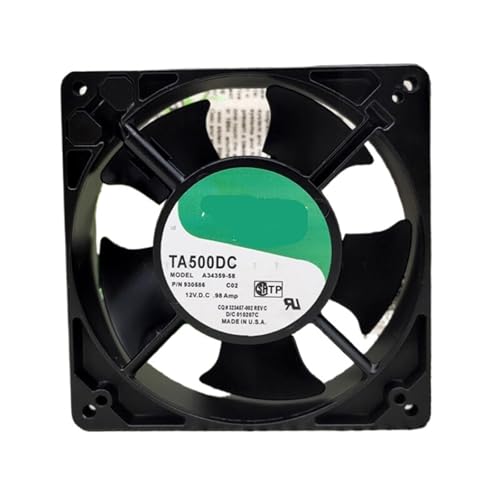 Ventilador 12V TA500DC 12738 extractor con tres cables de conexión interna para chasis
