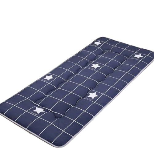 【Yecox】ごろ寝マット マットレス 折りたたみマットレス 敷布団 学生ベッドパッド 寮シン畳ベッドパッド 厚さ 3cm 低反発 柔らかい 防ダニ 菌防臭加工 カバー洗える 通気 使いやすい 簡易 家庭用 学生寮 お昼寝 (90×200cm,五つ星)