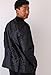 COOFANDY Prom Jackets for Men Black Floral Party Blazer Fashion Fitted Velvet Suit (Black Floral XXXL)