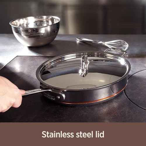 All-Clad-Copper-Core-5-Ply-Stainless-Steel-Fry-Pan-8-Inch-Induction-Oven-Broiler-Safe-600F-Pots-and-Pans-Cookware-Silver All Clad Copper Core 5 Ply Stainless Steel Fry Pan 8 Inch Induction Oven Broiler Safe 600F Pots and Pans Cookware Silver