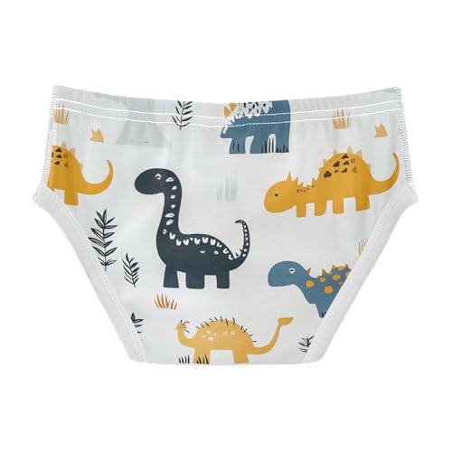 Wusikd Dinosaurs Boys' Underwear Cotton Leaves Boys Briefs Soft Toddler Underwear 2T2