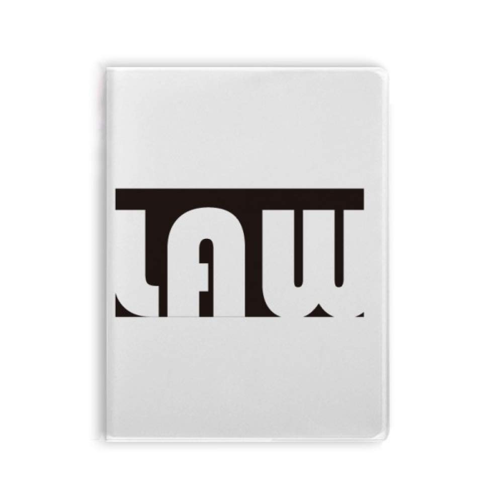 Carnet de notes de droit noir haut de gamme à couverture souple - 4
