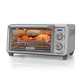 Horno Tostador Black+Decker 4 Rebanadas con 5 Funciones de Cocción TO4125-0SDLA